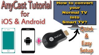 ANYCAST SETUP TUTORIAL |  iOS and Android Methods | M4 Plus Anycast |  Mini Projector Review