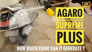 Agaro Supreme Plus Pressure Washer | How to use a foam bottle | How much foam can it generate ?