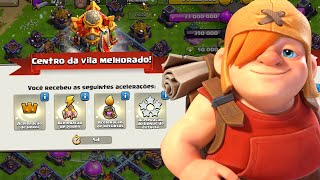 NUNCA É UM ADEUS! CHEGUEI NO MEU NOVO CENTRO DE VILA 16 UPANDO DO ZERO NO CLASH OF CLANS!