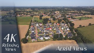 4K - Aerial Views - Luftbilder: Hammoor / Lasbek, Kreis Stormarn, Schleswig-Holstein, Germany