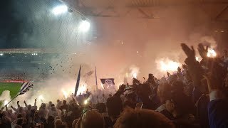 Pyro-Aktion und Stimmungs-Hoheit der Hertha-Fans beim Derby in Köpenick!