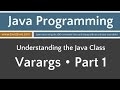 Learn Java Programming - Varargs Array Part 1 Tutorial