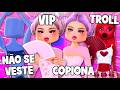 TIPOS DE JOGADORES no DRESS TO IMPRESS Roblox