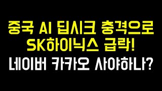 딥씨크 충격으로 SK하이닉스 삼성전자 반도체 하락 | 네이버 카카오는 상승 | AI 반도체 끝인가?