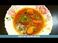 Arvi Ka Salan - Colocasia / Taro Root Curry  (Hyderabadi Style)