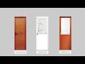 swisstek aluminium bathroom doors