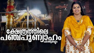 ഗുരുവായൂർ ക്ഷേത്രത്തിലെ പഞ്ചപുണ്യാഹവും ചടങ്ങുകളും guruvayur temple visesham by savitha