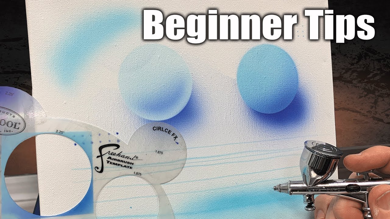 Airbrushing For Beginners | Easy Tips - YouTube