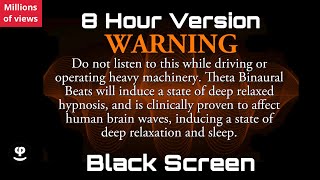 Deep Sleep | Sacral  Chakra | Binaural Beats | Black Screen | 432Hz