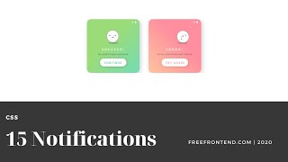 15 CSS Notifications