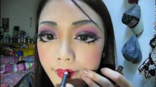 萬聖節外國風娃娃鬼妝示範 ✿ halloween doll makeup tutorial