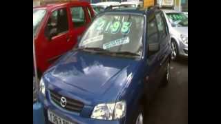 EVANS MOTOR COMPANY 2001 Y MAZDA DEMIO 1.3 GLX IN MET BLUE £2195