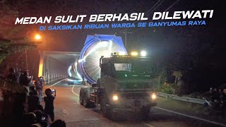 PERJUANGAN MELEWATI TANJAKAN \u0026 TURUNAN TAJAM.. 4 TRUCK MUATAN OVEN HERBEL DISAKSIKAN RIBUAN WARGA