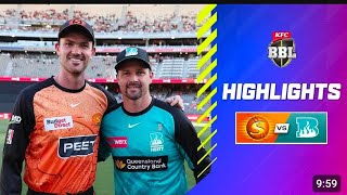 Perth Scorchers VS Brisbane Heat Highlights BBL 2024 Full Highlights