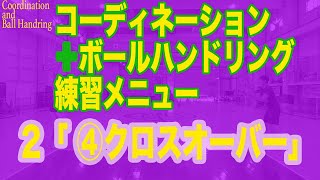 【月バス８月号】コーディネーション＋ボールハンドリング練習メニュー「02 ④クロスオーバー」