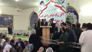 حمله تند احمدی نژاد به خامنه ای در سخنرانی اهواز