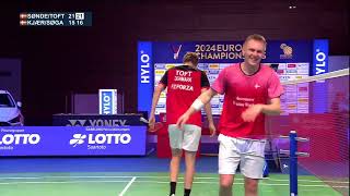 Match point - Søndergaard / Toft vs Kjær / Søgaard - MD, SF - EC 2024