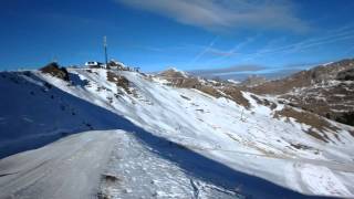 Remontées mécaniques à l'arrêt Champéry-Les Crosets (23/12/2015)