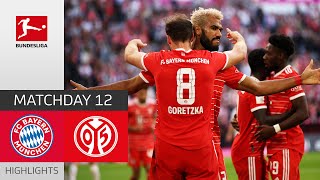 FC Bayern München - 1. FSV Mainz 05 6-2 | Highlights | Matchday 12 – Bundesliga 2022/23