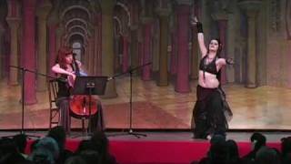 Asharah at Tribal Fest 2009, with Samantha Hegre on cello