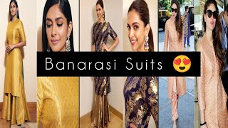 Banarasi Suits Collection 🔥 Letest Suits designs 😍 beautiful suit #shorts #shortvideo #viralshort