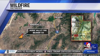 New wildfire sparks near Minersville