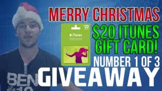 TheMasterBucks Christmas GIVEAWAYS! $20 ITUNES GIFT CARD!