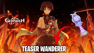 Akhirnya Teaser Wanderer Rilis juga - Genshin Impact v3.2