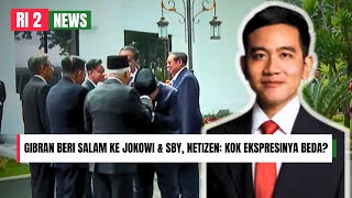 Ekspresi Gibran Saat Salaman dengan Jokowi vs SBY, Netizen Kepo!