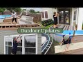 BACKYARD/DECK REFRESH (THAT TURNED INTO WAY MORE THAN I PLANNED) | OUTDOOR UPDATES + TEMU REVIEW