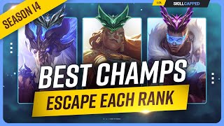 The 5 NEW BEST Champions to Climb for EVERY RANK! - League of Legends