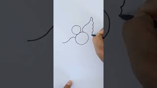 How to Draw a Easy flying bird sketch #shorts #youtubeshorts