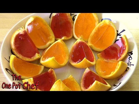 Orange Wedge Jello Shots | One Pot Chef Orange Wedge Jello Shots | One Pot Chef