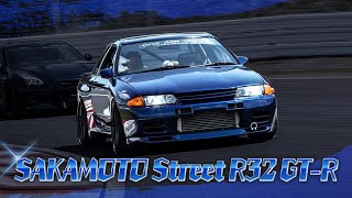 フルチューンのR32 GT-R！RB26改2,8Lエンジンサウンドが筑波サーキットに轟く！【Garage Active】