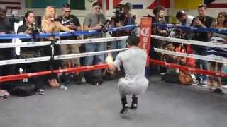 Brian Viloria JUMP ROPE SKILLS!!! Training for Fight vs Chocolatito Roman Gonzalez