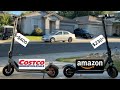 Amazon VS. Costco Cheap Electric Scooters Challenge!!