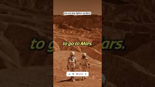 Mars will make you lighter #weight #gravity #mars #planetmars