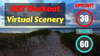 Virtual Scenery Quick HIIT Workout for Treadmill and Elliptical