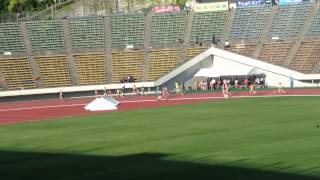 2015年度 兵庫県高校総体 陸上 女子4×100mリレー準決勝2組目