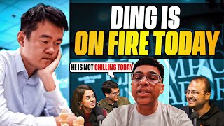 Ding Is Not CHILLING Today He His On FIRE 🔥 Heartbreak For Gukesh 💔