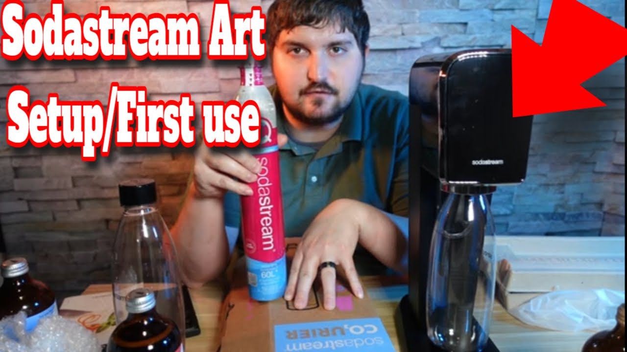 Sodastream Art Setup And First Time Use Youtube
