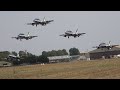 Amazing Frecce tricolori departure for RIAT 2022 display! 10 departures at once! (Fairford)