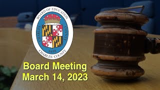 Board Meeting - March 14, 2023