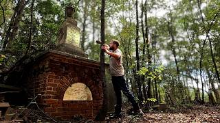 INCREDIBLE Brick Vault Found in the Georgia Woods! Forgotten Cemetery EXPLORATION
