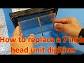 How to repair a broken digitizer on a head unit | Car head unit repair