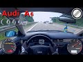 Audi A6 1.8 Turbo Acceleration Top speed Autobahn POV Drive 4K