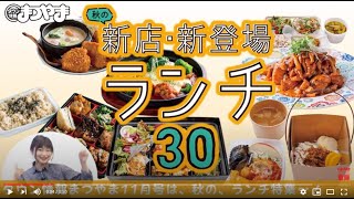 新店\u0026新登場　秋のランチ特集! － タウン情報まつやま2020年11月号