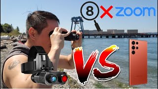 Hojocojo 4K Night Vision Binoculars VS Samsung S22 Ultra Smartphone | 8X Zoom In Battle