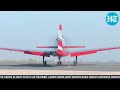 aero india 2025 live bjp mp tejasvi surya flies htt 40 trainer aircraft at aero india 2025