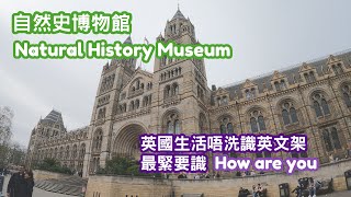 自然史博物館 Natural History Museum│英國生活唔洗識英文架│最緊要識How are you